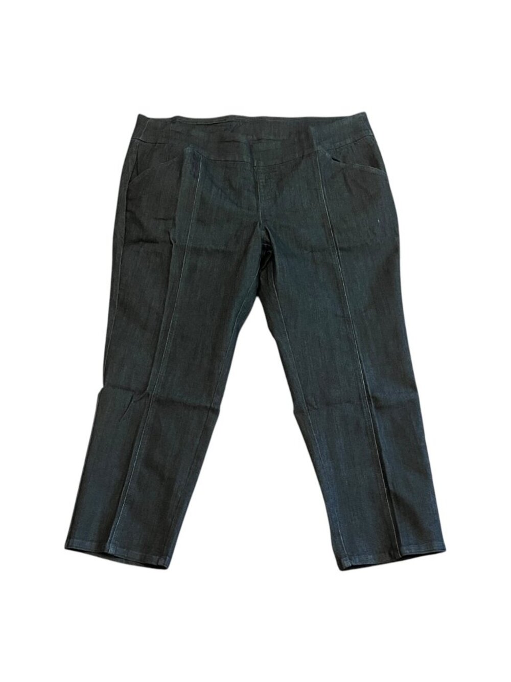 Denim & Co Stretch Waist Black Women's Pants 26WP - NEW